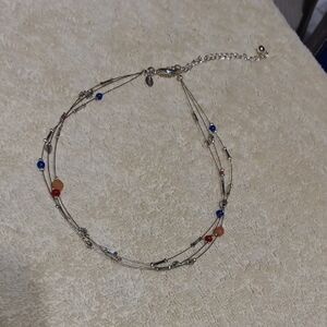 Elegant Multi-Color Beaded Necklace